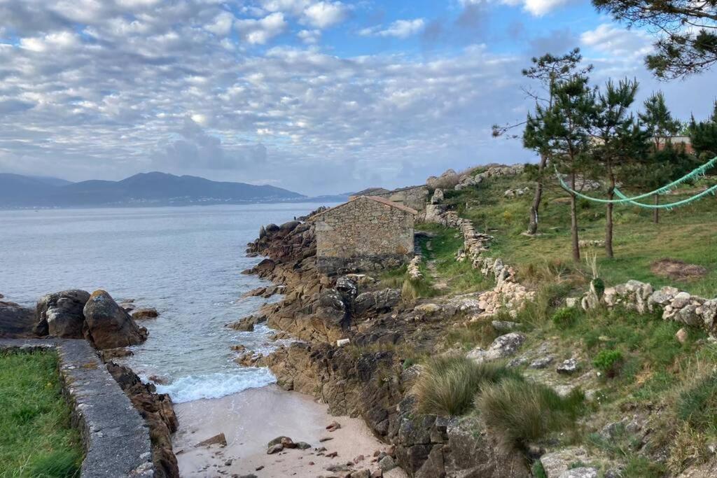 Apartamento Con Vistas Al Mar, Playa De Carnota! Exteriör bild